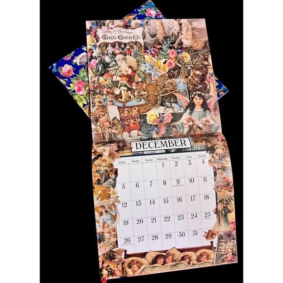 Cynthia Hart & John Grossman Victoriana Calendar 1993 12"×12" 90s Wall Decor - Picture 9 of 12